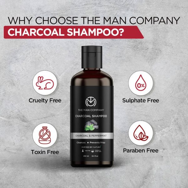 The Man Company Charcoal Shampoo Fashion