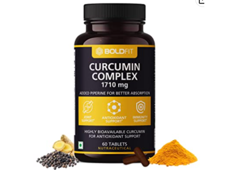 Boldfit Curcumin Complex 1700mg Tablets For Discount