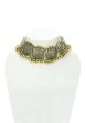 Mominos Fashion Johar Kamal Gold-Plated Brass Finish Lotus Design Choker For Women Online Sale