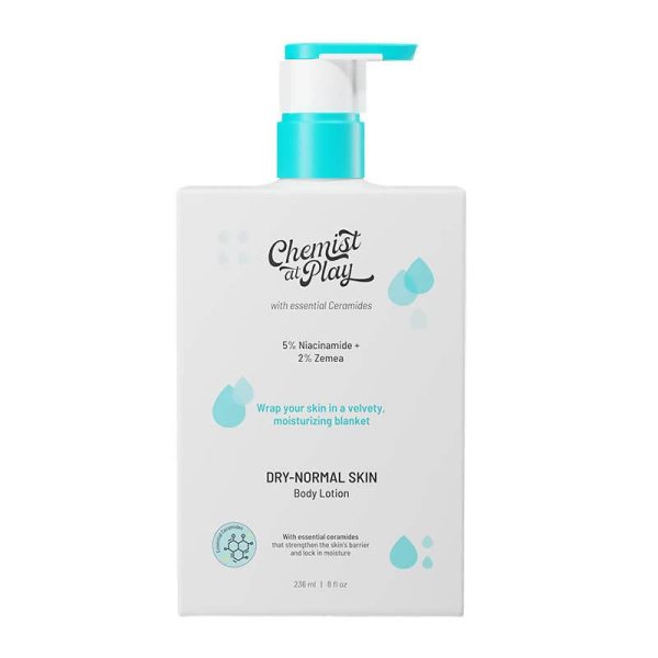 Chemist At Play Dry-Normal Skin Body Lotion with 5% Niacinamide + 2% Zemea For Deep Nourishment, Long Hydration For Sale