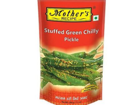 Mother s Recipe Stuffed Green Chilli Pickle Online Sale