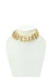 Mominos Fashion Johar Kamal Gold-Plated Finish Stone Choker For Women (Golden) Online