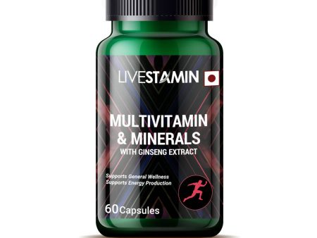 Livestamin Multivitamins & Minerals With Ginseng Capsules Supply