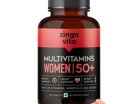 Zingavita Multivitamin Tablets for Women 50+ Age Fashion