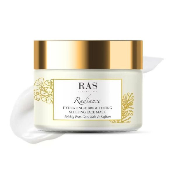 Ras Luxury Oils Radiance Hydrating & Brightening Sleeping Gel Face Mask Online Hot Sale