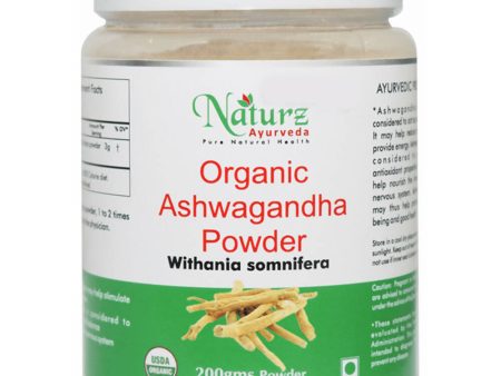 Naturz Ayurveda Organic Ashwagandha Powder Online Hot Sale