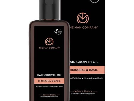 The Man Company Hair Growth Oil Bhringraj & Basil Supply