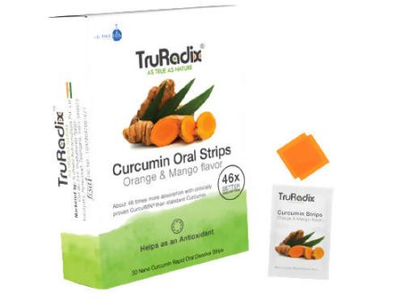 Truradix Curcumin Oral Strips (Orange Mango Flavor) For Cheap