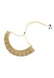 Mominos Fashion Johar Kamal Traditional Rajwadi Design Heavy Golden Color Choker Set Fashion