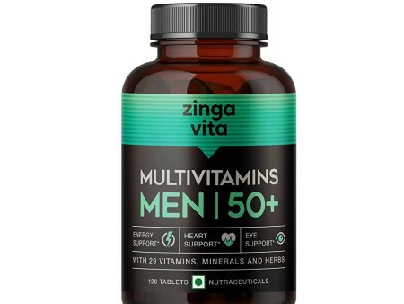 Zingavita Multivitamins Tablets for Men 50+ Age Online Hot Sale