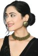 Mominos Fashion Johar Kamal Oxidised Gold-Plated Brass Finish Ghungroo Design Choker Set For Sale