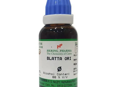 Hering Pharma Blatta Ori Mother Tincture Q Sale