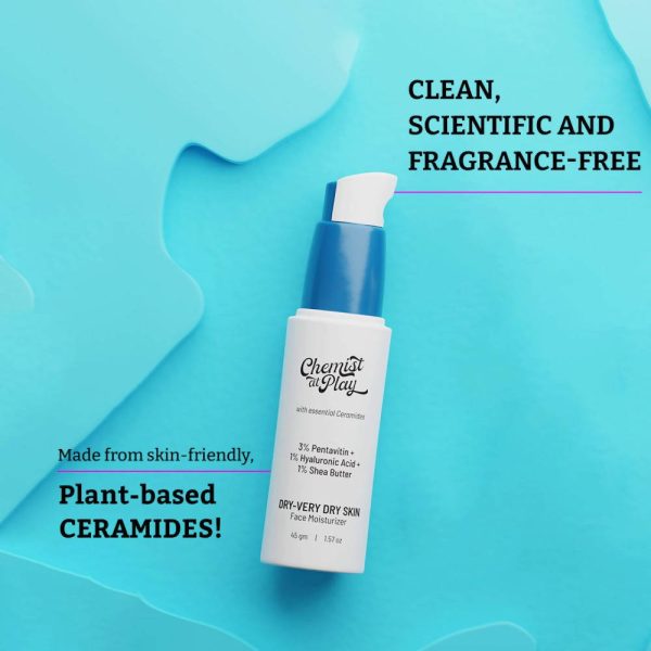 Chemist At Play Dry-Very Dry Skin Face Moisturizer with Essential Ceramides For Deeply Hydrates & Relieves Dry Patches Discount