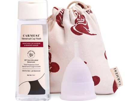 Carmesi Menstrual Cup (L) & Wash Combo Online now