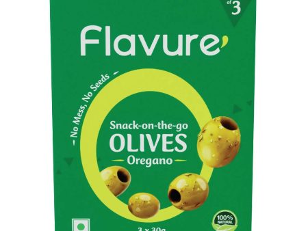 Flavure Snack-On-The-Go Olives Oregano Hot on Sale