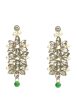 Mominos Fashion Johar Kamal Gold-Plated Rani Haar with Green and Off white Pearls Jewellery Set For Discount