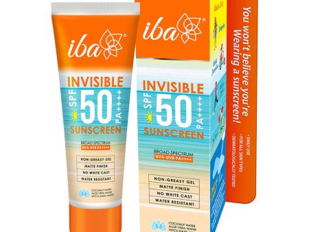 Iba Invisible SPF 50 Pa++++ Sunscreen For All Skin Types Gel Based Oil Free Matte For Sale