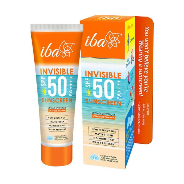 Iba Invisible SPF 50 Pa++++ Sunscreen For All Skin Types Gel Based Oil Free Matte For Sale