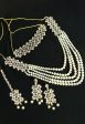 Mominos Fashion Johar Kamal Gold-Plated Rani Haar with White and Off white Pearls Jewellery Set Hot on Sale