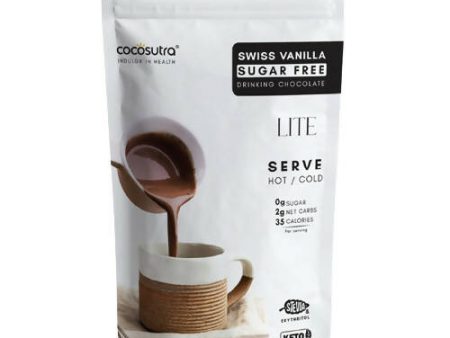 Cocosutra Lite - Sugar Free Drinking Chocolate Mix - Swiss Vanilla on Sale