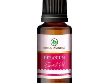 Korus Essential Geranium Essential Oil - Therapeutic Grade For Sale