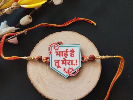 Bhai Please Bhai hai tu Mera Wooden Rakhi For Cheap