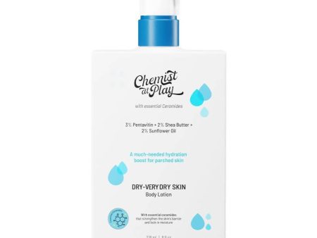 Chemist At Play Dry-Very Dry Skin Body Lotion For Deep Hydration, Skin Repairing and Nourishment Online now