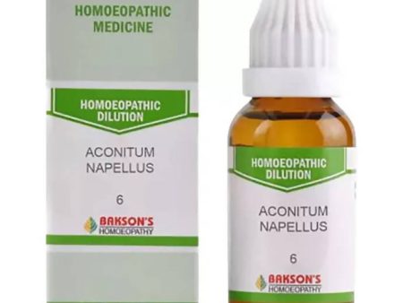 Bakson s Homeopathy Aconitum Napellus Dilution For Cheap