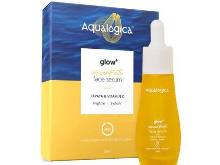 Aqualogica Glow+ Concentrate Face Serum With Hyaluronic Acid & Vitamin C For Sale