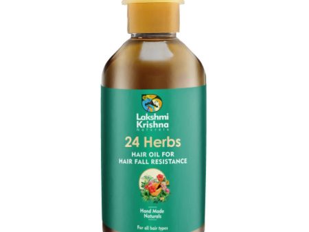 Lakshmi Krishna Naturals 24 Herbs Hair Oil For Hair Fall Resistance Discount