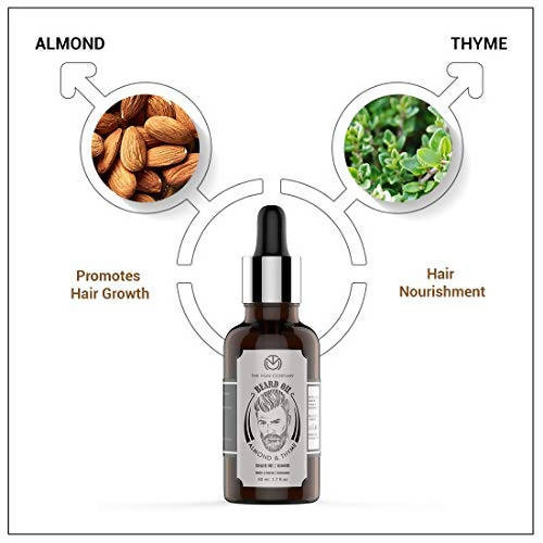 The Man Company Beard Growth Oil With Almond & Thyme For Discount