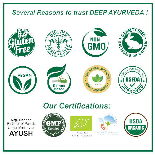 Deep Ayurveda Arshsudha 500mg Vegan Capsules Supply