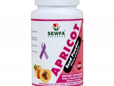 Sewfa Naturals Apricot Seed Powder Capsules Online now