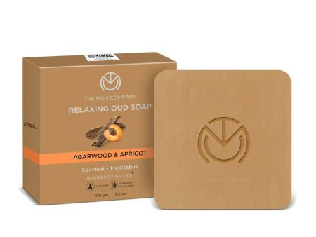 The Man Company Relaxing Oud Soap - Agarwood & Apricot Online Sale