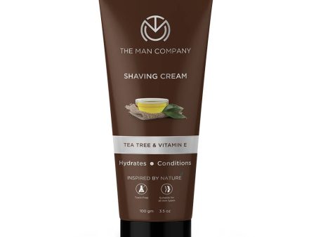 The Man Company Shaving Cream Tea Tree & Vitamin E Fashion