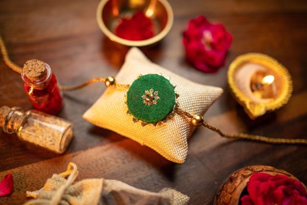 Nirmalaya Rakhi Raksha Sutra Green Online now