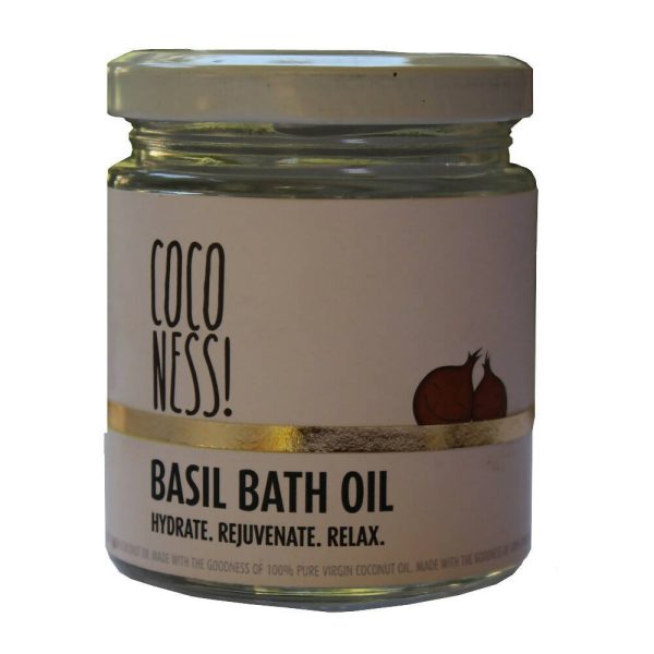 Coconess Basil Bath Oil Online now