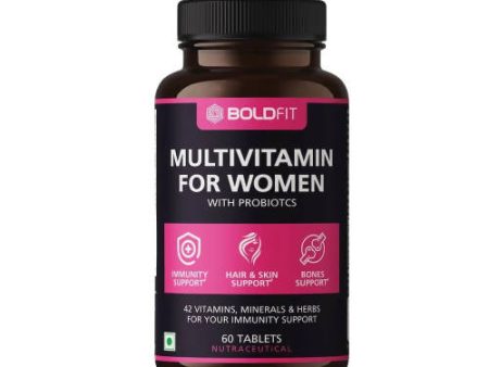 Boldfit Multivitamin for Women with Probiotics Tablets Online