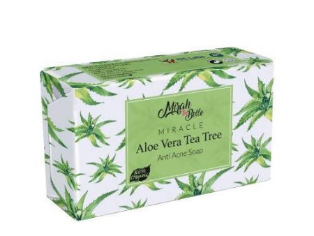 Mirah Belle Aloe Vera Tea Tree Anti Acne Soap Hot on Sale