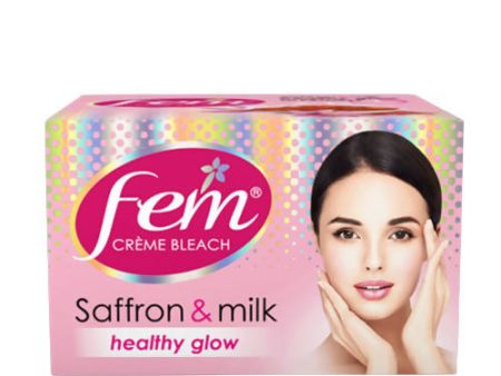 Fem Saffron & Milk Healthy Glow Creme Bleach Online now