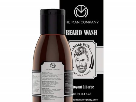 The Man Company Beard Wash With Almond & Thyme Hot on Sale