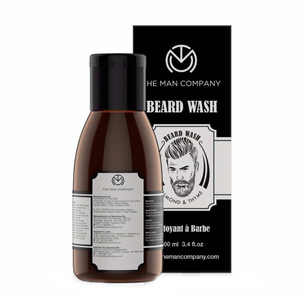 The Man Company Beard Wash With Almond & Thyme Hot on Sale