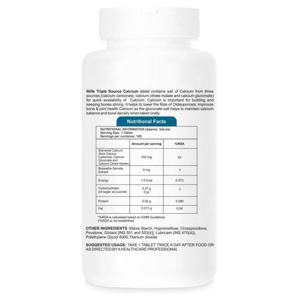 NLife Triple Source Calcium Tablets Online Sale