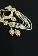 Mominos Fashion Johar Kamal Gold-Plated Rani Haar with Off white Pearls Jewellery Set Cheap