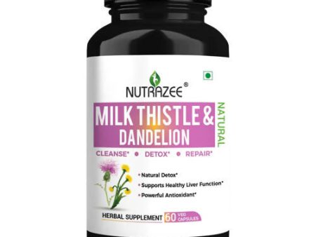 Nutrazee Milk Thistle & Dandelion Vegan Capsules Discount