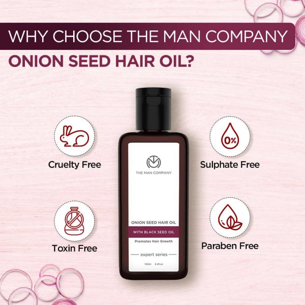 The Man Company Onion Seed Hair Oil Fashion