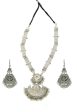 Mominos Fashion Johar Kamal Silver-Plated Brass Finish Rani Haar Statement Necklace For Women Supply