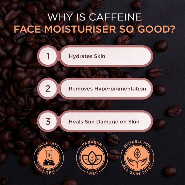 The Man Company Caffeine Face Moisturiser Hot on Sale