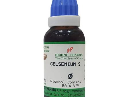 Hering Pharma Gelsemium S Mother Tincture Q Online Sale