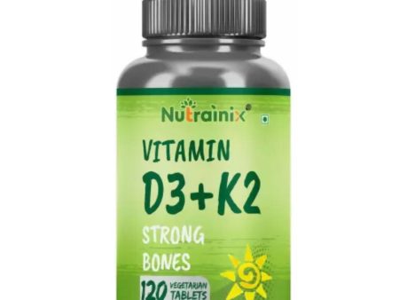 Nutrainix Vitamin D3 + K2 Vegan Tablets Hot on Sale